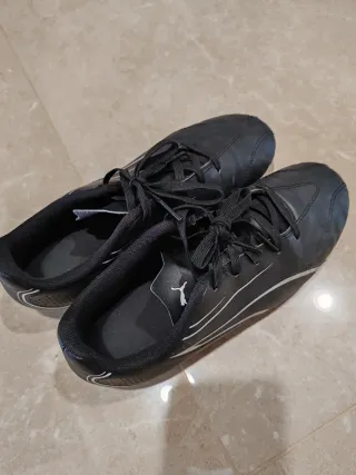 Scarpe da calcio Puma nere per bambini