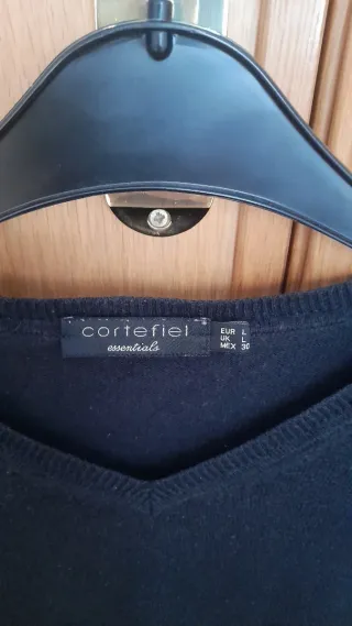 Jersey Cortefiel Negro Talla L