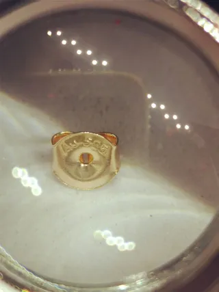 Pendientes Oro 14k Zirconio Natural