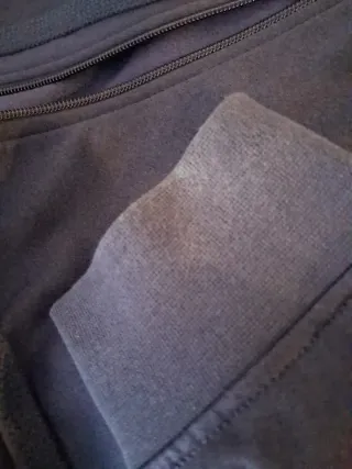 Felpa Lacoste Blu Cappuccio Interno Pile XL