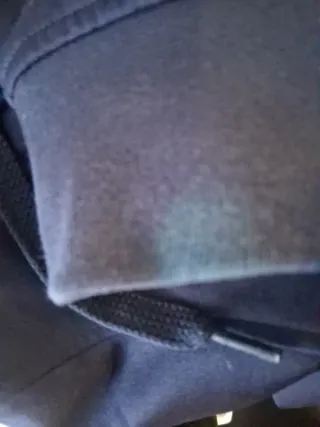 Felpa Lacoste Blu Cappuccio Interno Pile XL