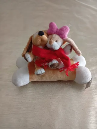 Peluche cagnolini abbracciati Accademia