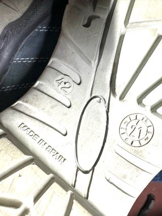 zapatos de seguridad para el trabajo.