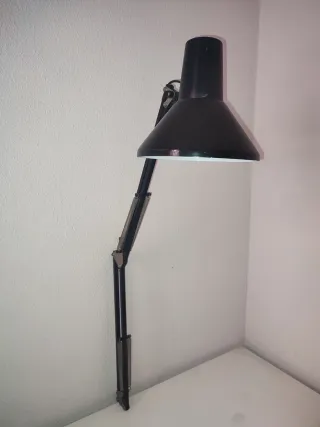Flexo arquitecto años 60 metal negro.
