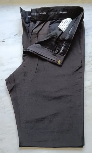 Pantaloni lana Carlo Pignatelli grigi uomo