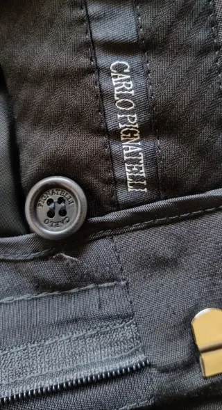 Pantaloni lana Carlo Pignatelli grigi uomo