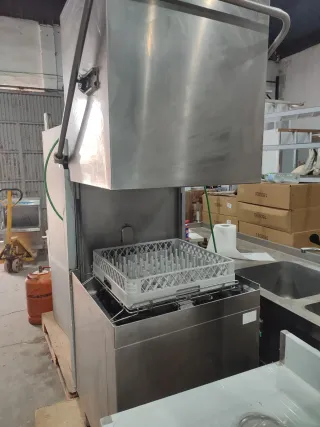 LAVAVAJILLAS DE CÚPULA CON CESTA DE 50 CM