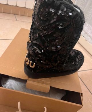 Botas Mou Edición Limitada Negro/Dorado