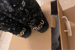 Botas Mou Edición Limitada Negro/Dorado