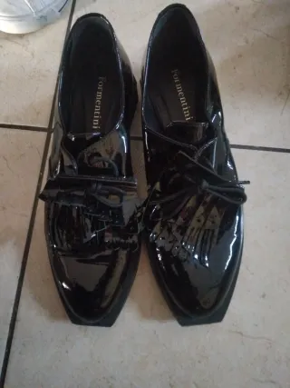 Scarpe Formentini donna nero lucido 39