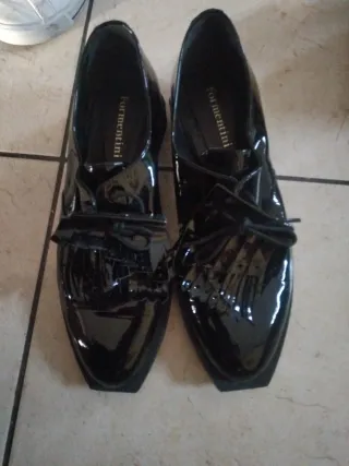 Scarpe Formentini donna nero lucido 39