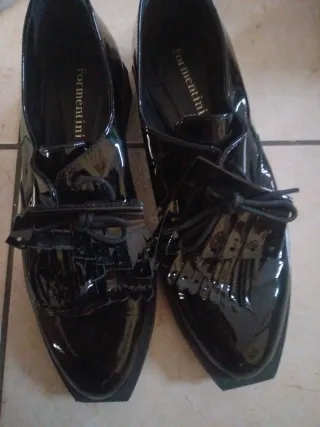 Scarpe Formentini donna nero lucido 39