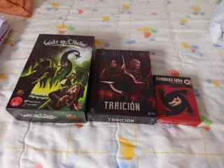 Lote 3 Juegos de Mesa: Cthulhu, Dune, Hombres Lobo