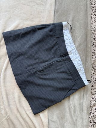 Falda pantalón Zara gris