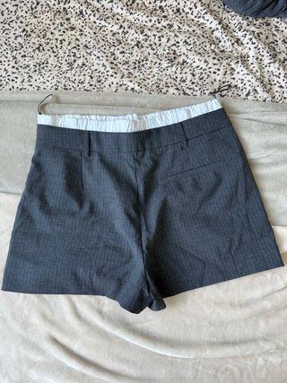 Falda pantalón Zara gris