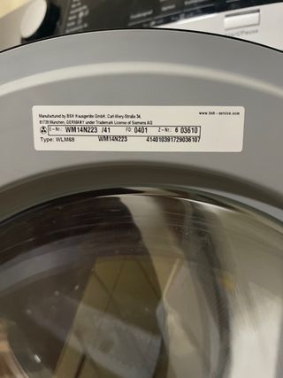 Lavadora Siemens IQ 300