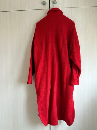 Abrigo Yerse Lana Rojo