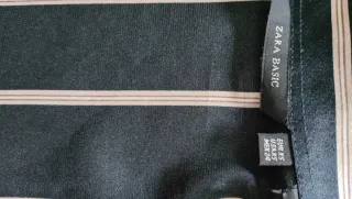 Camisa Zara Rayas Negras y Blancas