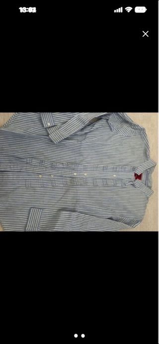 Camisa Pedro del Hierro Rayas Azul/Blanco