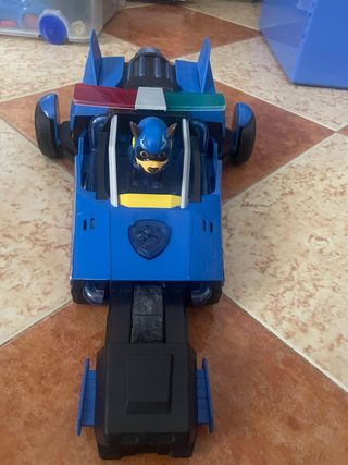 Coche Patrulla Canina Transformer Azul