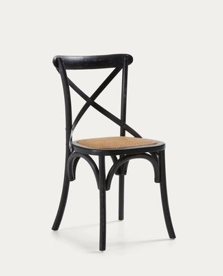 Silla Alsie de madera maciza de abedul negro