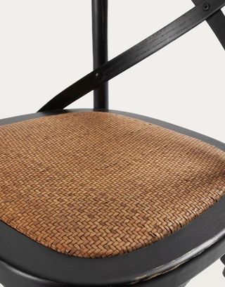 Silla Alsie de madera maciza de abedul negro