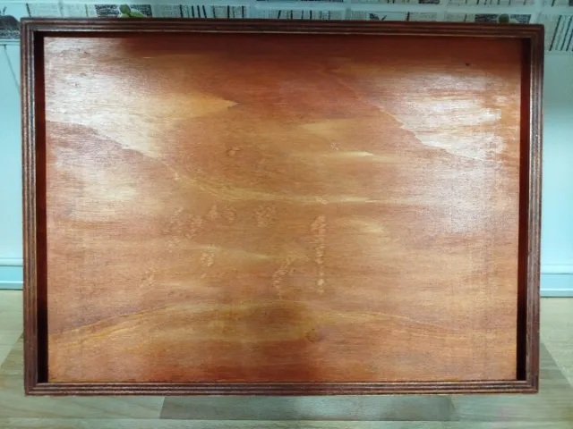 Bandeja madera fresas 38x28.Vintage