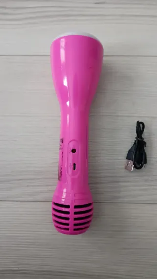 iDance Party Mic Karaoke Rosa