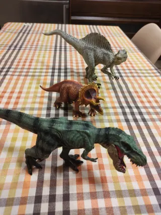 Pack 3 Dinosaurios Realistas Pesados