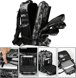 Mochila Táctica 50L Gym Viaje Unisex