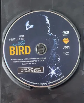DVD Bird - Película Clint Eastwood (1988)