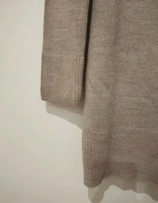 Maxi maglione vestito collo