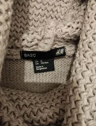 Maxi maglione vestito collo