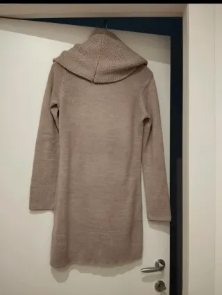 Maxi maglione vestito collo