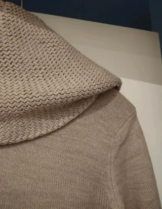 Maxi maglione vestito collo