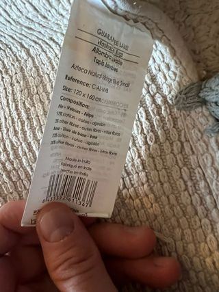 Alfombra Lorena Canals 120x160cm lavable