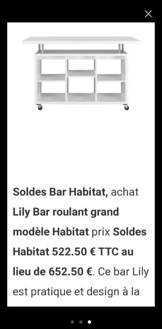 Mueble organizador blanco