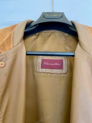 Chaqueta Emidio Tucci Piel Camel Talla 60