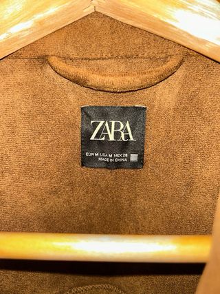 Cazadora Zara Mujer Marrón