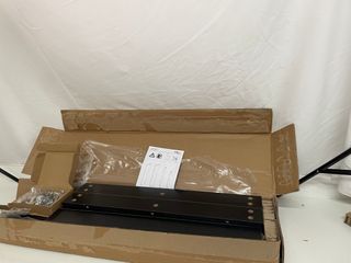 Cubierta Radiador Madera Negra 78x20x82 cm