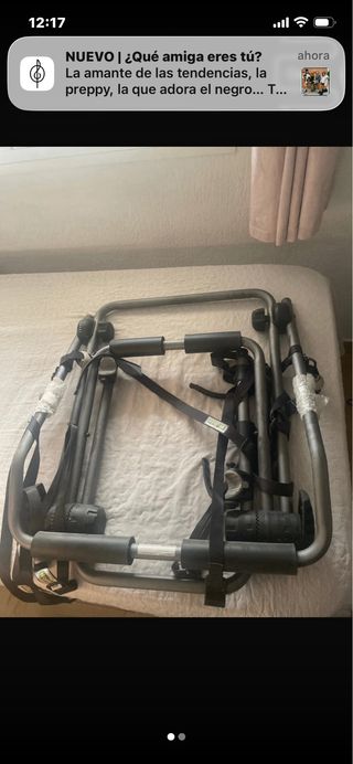 Porta bicicletas para portón trasero