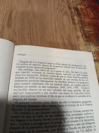 Ha estallado la paz.