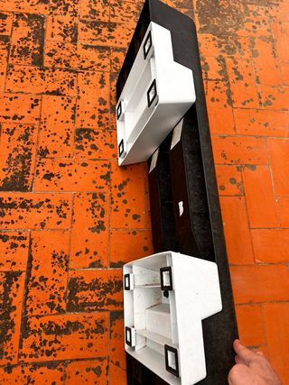 Step Reebok Negro y Blanco