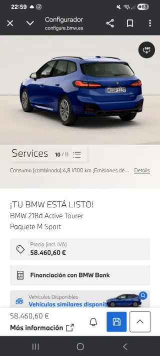 BMW Serie 2 2023 m sport