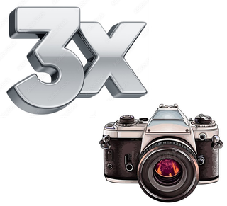 Lotto di 3 fotocamere vintage anni '70