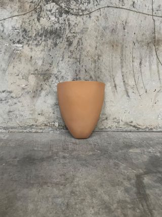 Aplique de pared Nibla de metal efecto terracota