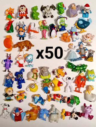 Lote 50 Figuras Kinder Surpresa