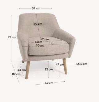 Butaca Candela beige