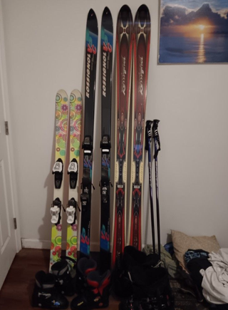 Esquís Rossignol y Botas de Esquí