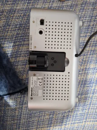 Radio Despertador Karcher Negro/Plata